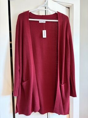 Old Navy Women's Open-Front Cardigan Sweater - Wine